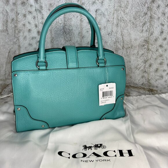 Coach Mercer 24 Crossbody Bag – Green Leather – NWT - Picture 4 of 13